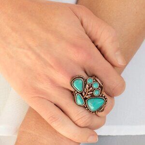 Paparazzi Jewelry Accessories - Mystical Mesa - Copper Ring - Vintage